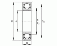 Подшипники 62204-A-2RSR